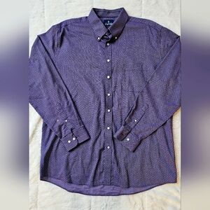 Men's Stafford Travel Oxford Shirt 17.5/36-37